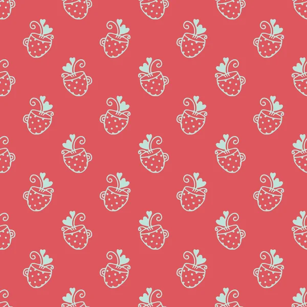 Elle çizilmiş Dikişsiz vintage desen