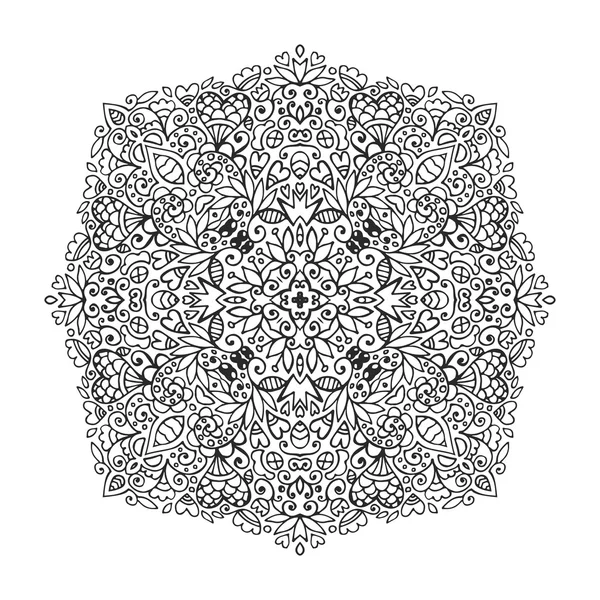 Vector mandala ornament. — Stockvector