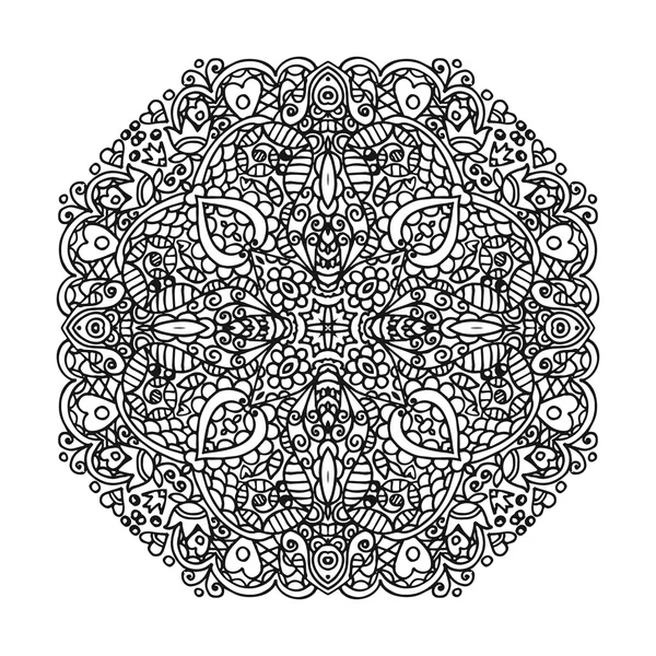 Vector mandala ornament. — Vector de stoc