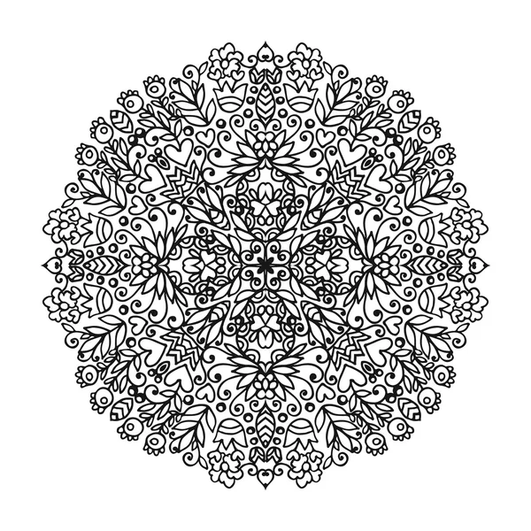 Vector mandala ornament. — Stockvector