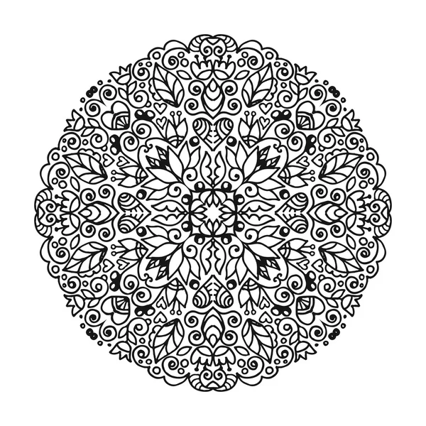 Vector mandala ornament. — Stock Vector