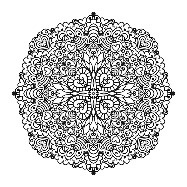 Vector mandala ornament. — Stockvector