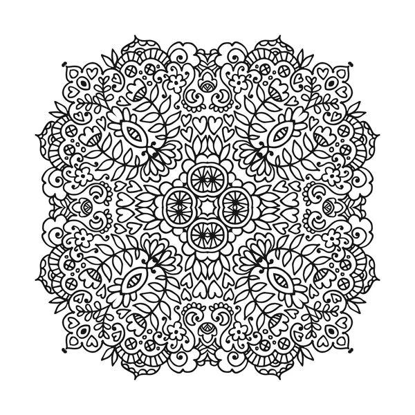 Vektör mandala süsleme.