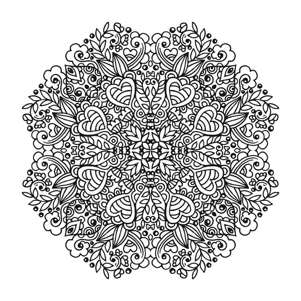 Vektör mandala süsleme.