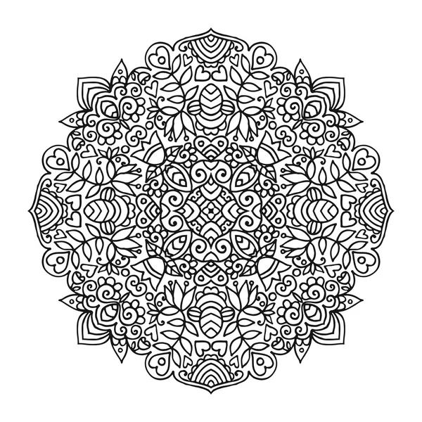 Vektör mandala süsleme.