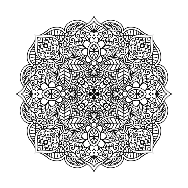 Vektör mandala süsleme.