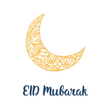 Eid Mubarak vektör kartı