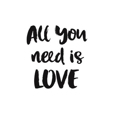 Vektör elle çizilmiş yazı poster