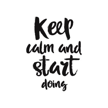 Vektör elle çizilmiş yazı poster