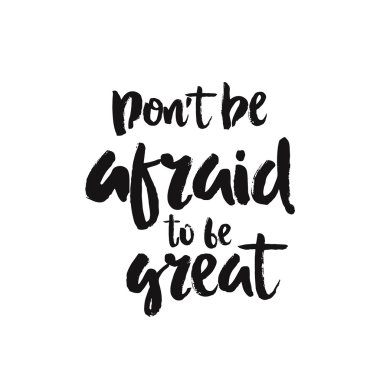 Vektör elle çizilmiş yazı poster