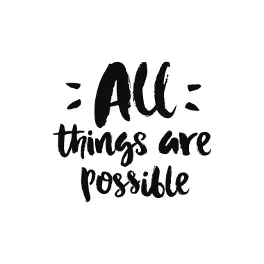 Vektör elle çizilmiş yazı poster