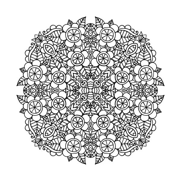 Ornamento mandala vetor —  Vetores de Stock