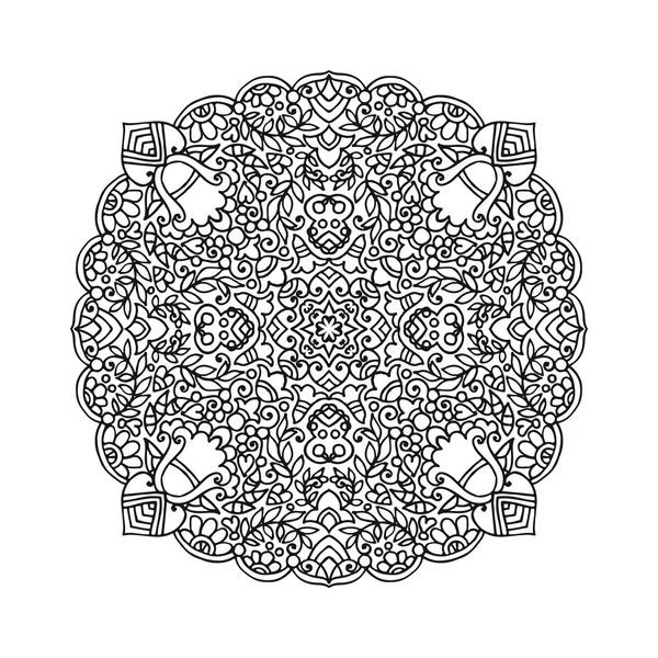 Ornement mandala vectoriel — Image vectorielle