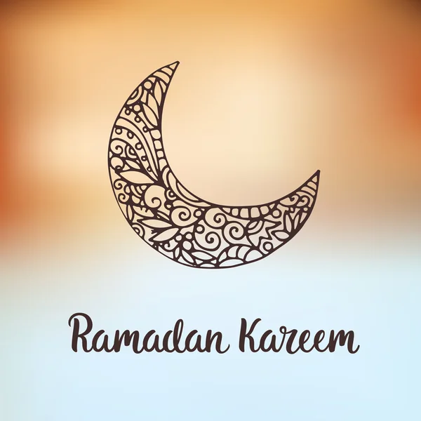 Ramadã tema kareem —  Vetores de Stock