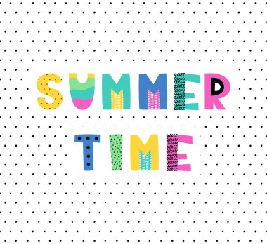 Yaz stili elle çizilmiş ifade