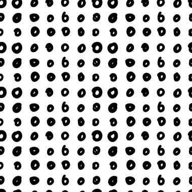 Elle çizilmiş Dikişsiz vintage desen