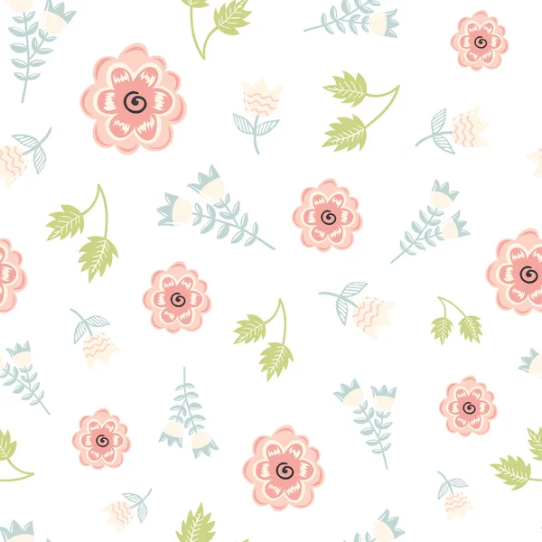 Modèle floral sans couture. — Image vectorielle