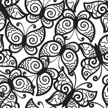 Kelebeklerle kusursuz bir arka plan