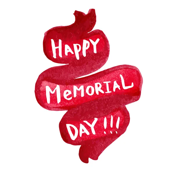 Memorial day — Stock Vector