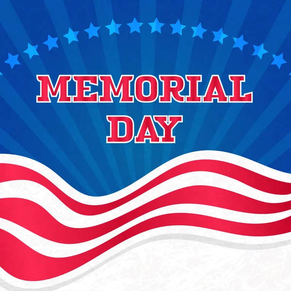 Memorial day — Stock Vector