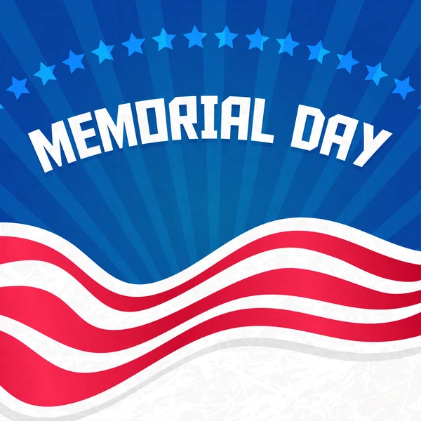 Memorial day — Stock Vector