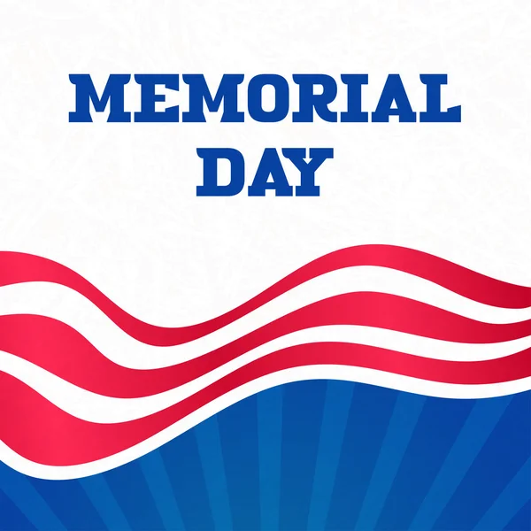 Memorial day — Stock Vector