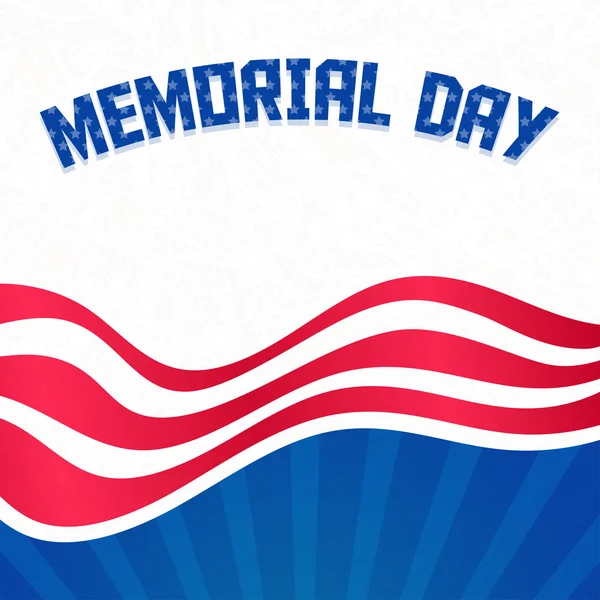 Memorial day — Stock Vector