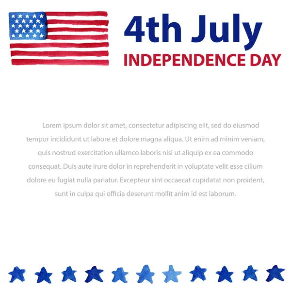 Independence Day card — Stock Vector