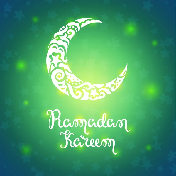 Ramadan Kareem vektor kort — Stock vektor
