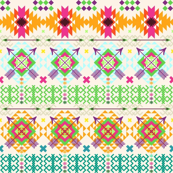 Tribal fond sans couture — Image vectorielle