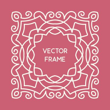 Vintage çerçeve çiçek