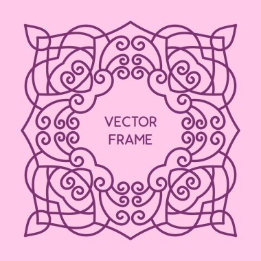 Vintage çerçeve çiçek