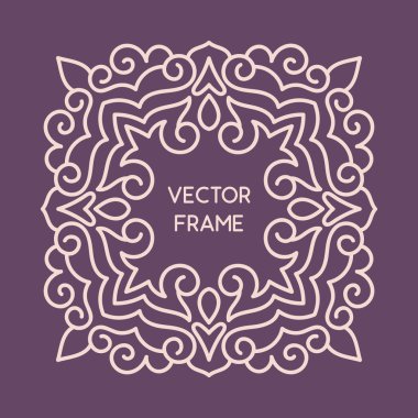 Vintage çerçeve çiçek