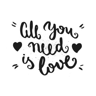 elle çizilmiş yazı poster