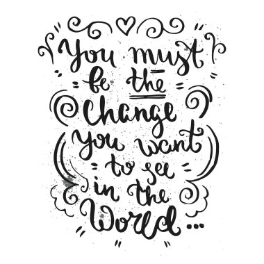 elle çizilmiş yazı poster