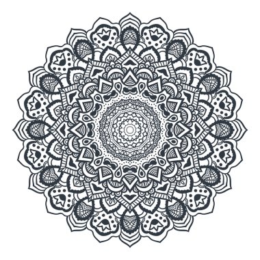 Vektör mandala süsleme