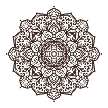 Vektör mandala süsleme