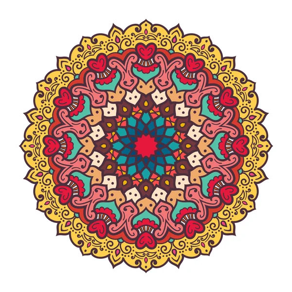 Ornamento mandala vetor — Vetor de Stock