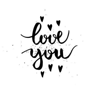 Vektör elle çizilmiş yazı poster