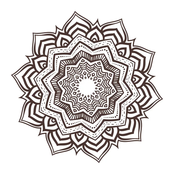 Ornamento mandala vetor —  Vetores de Stock