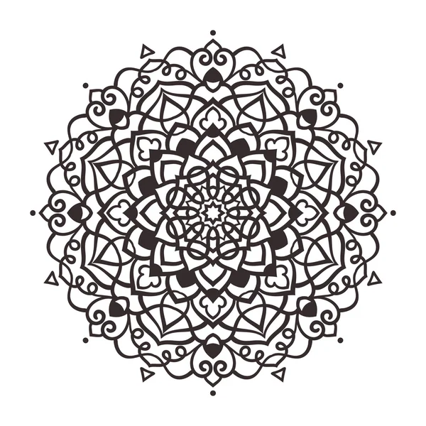 Vector mandala ornament — Vector de stoc