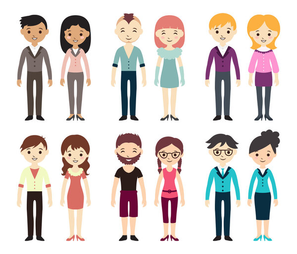 Collection of different men and women