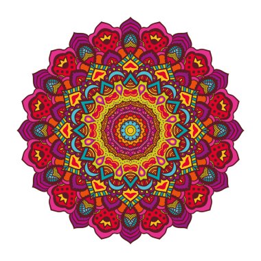 Vektör mandala süsleme.