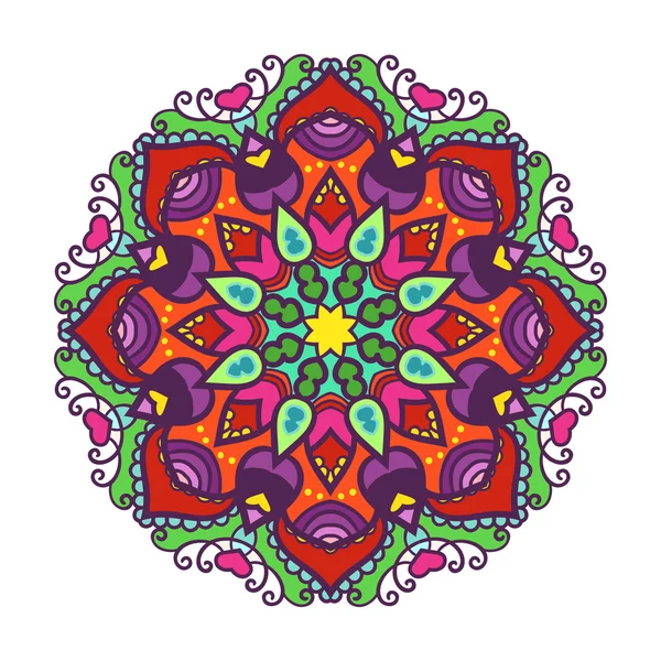 Ornamento mandala vetor . — Vetor de Stock