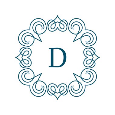 Vintage çerçeve çiçek