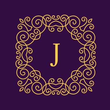 Vintage çerçeve çiçek