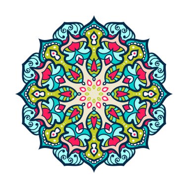 Vektör mandala süsleme.