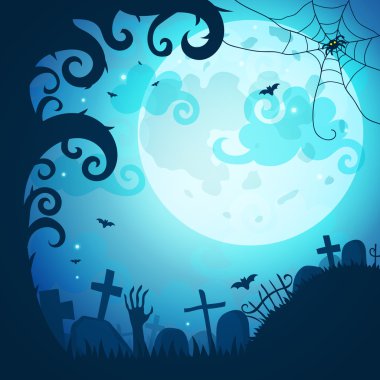 Cadılar Bayramı sanat illüstrasyon.