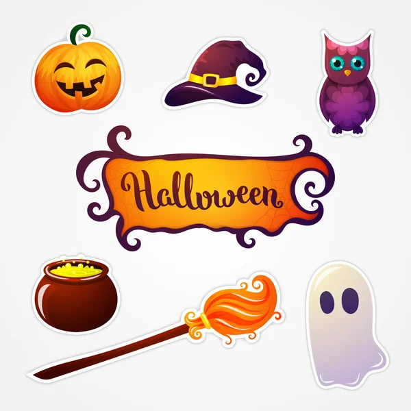 Ilustração arte Halloween . —  Vetores de Stock