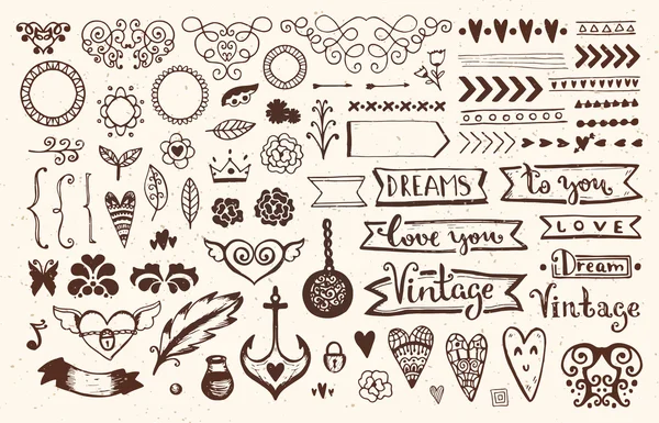 Vintage Style elements — Stock Vector